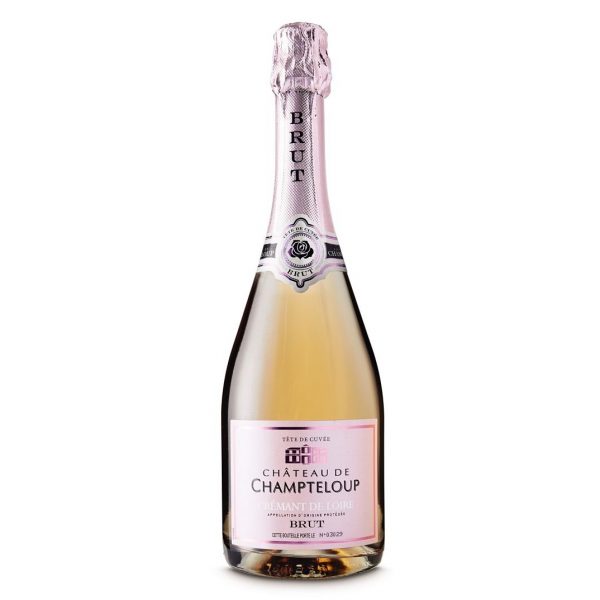 Chateau de Champteloup Brut Rosé Cremant de Loire AOP
