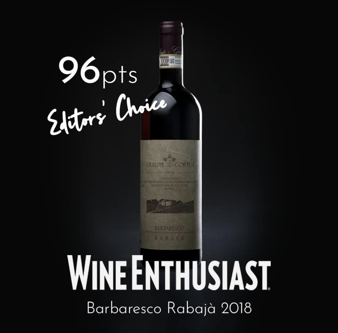 Giuseppe Cortese Barbaresco edukas aasta
