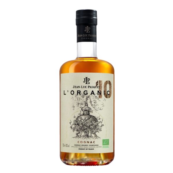 Jean-Luc Pasquet Cognac L’Organic 10* Grande Champagne 70cl kinkekarbis - Image 2