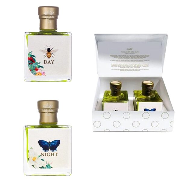 Nobleza del Sur Organic Ekstra Väärisoliiviõli Öö ja Päev 2x100ml kinkekarp